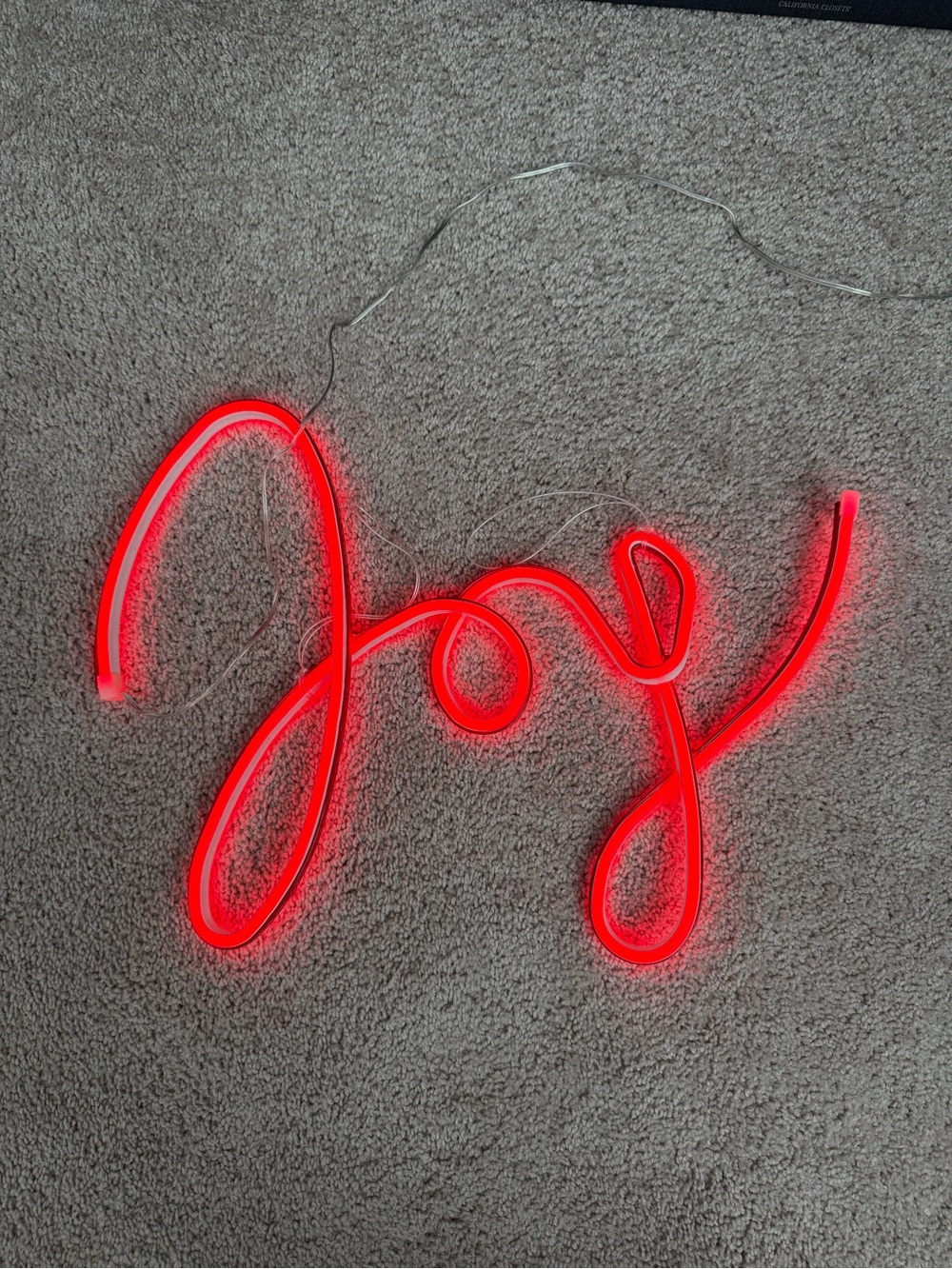 Wondershop Christmas LED Joy Sign Target - Picture 2 of 3